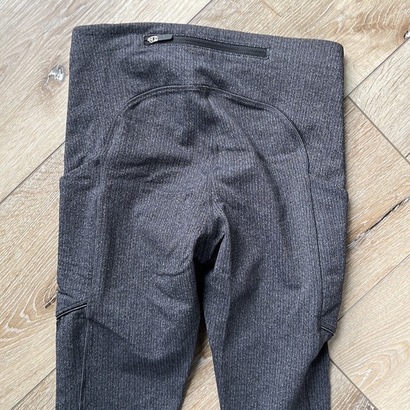 Lululemon Speed Up Tight 28" Power Luxtreme Variegated Knit Black Heathered - Picture 10 of 12